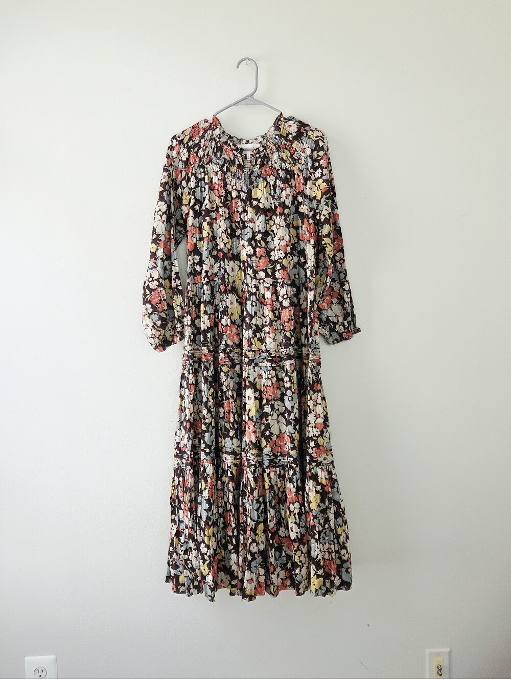 The Great. The Pasture Midi Dress Meadow Floral Size 3 Cottagecore - Picture 4 of 9